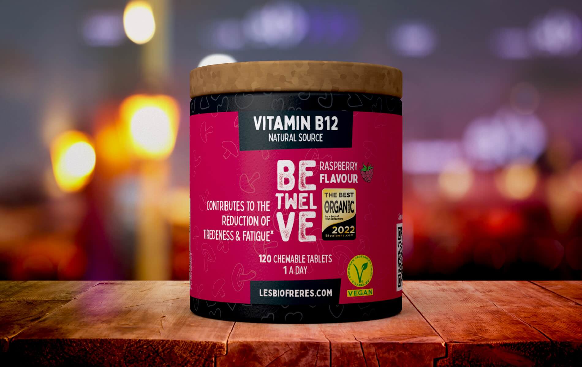 Bédouze Framboise - Comprimés à croquer - Vitamine B12