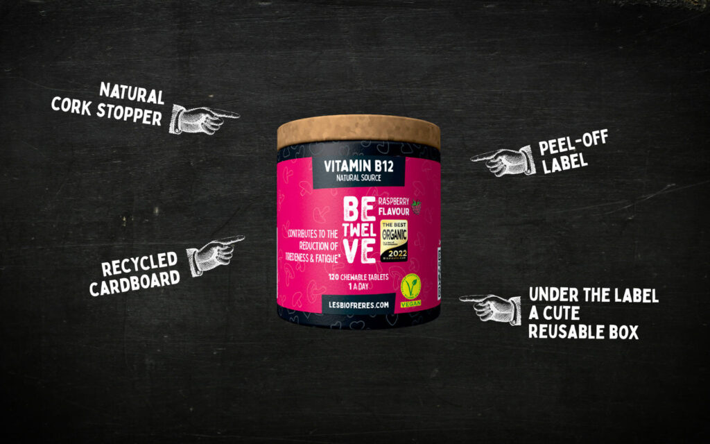 Bédouze Framboise – Comprimés à croquer – Vitamine B12