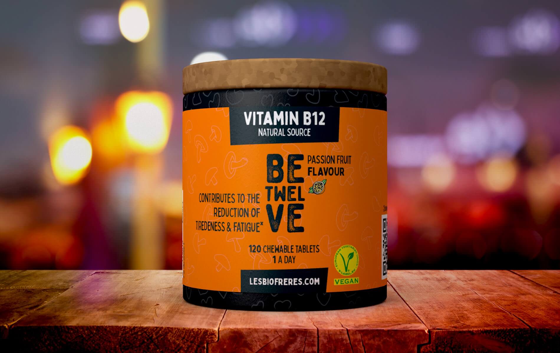 Bédouze Fruit de la Passion – Comprimés à croquer – Vitamine B12