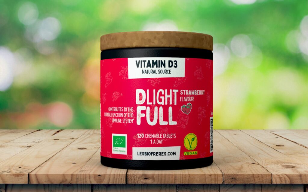 Dédé Fraise – Comprimés à croquer – Vitamine D3