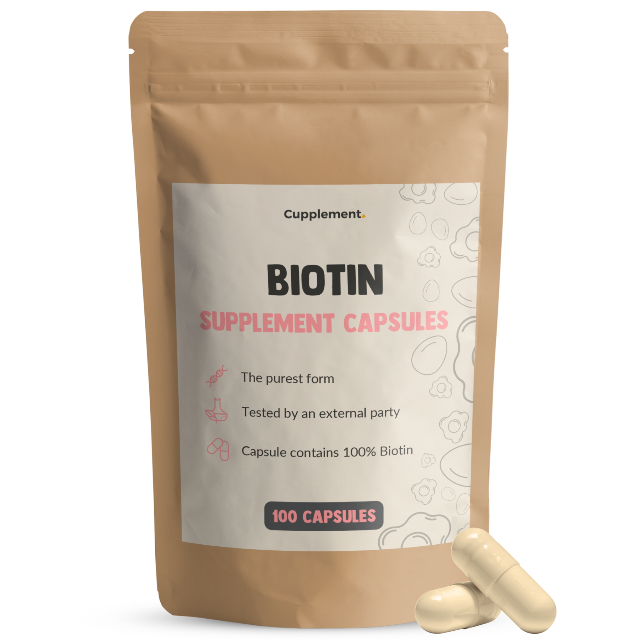 Biotin - 10.000 mcg per Capsule