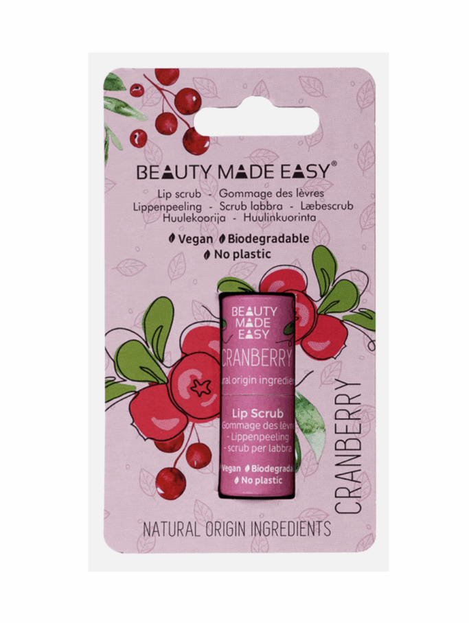 Paper tube Lip Scrub-Sugar&Cranberry