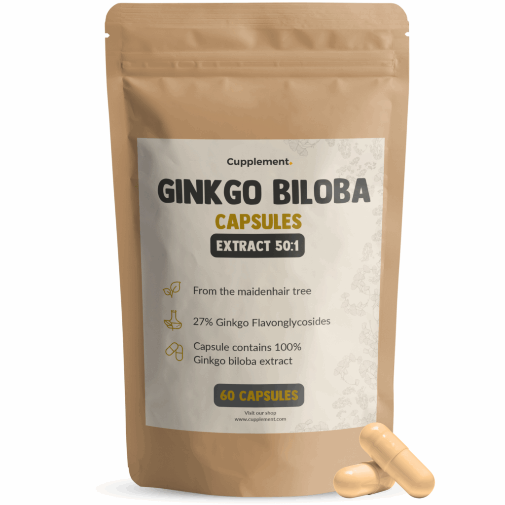 Ginkgo Biloba – 50:1 Extract – 120 MG per Capsule