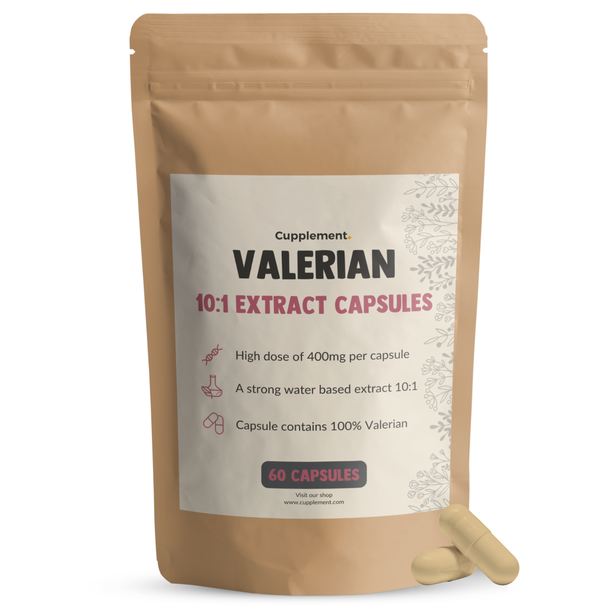 Valerian - 10:1 Extract - 400MG