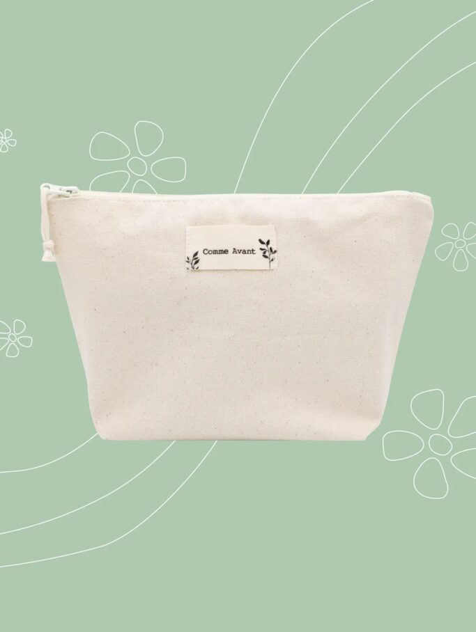 Pochette de Toilette en coton bio