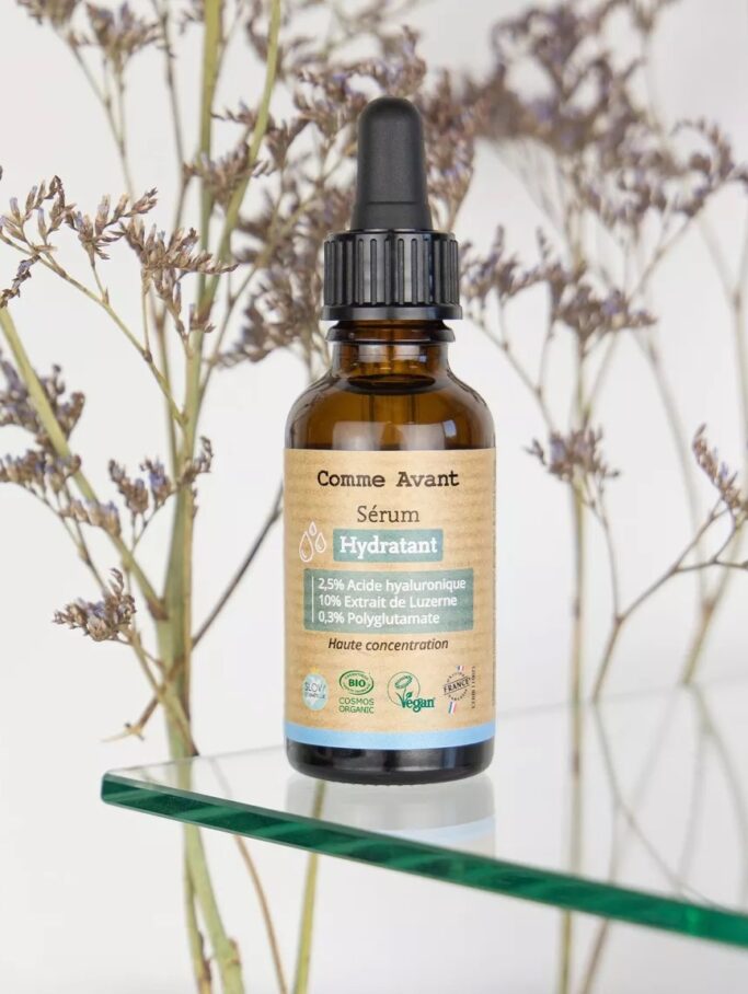 High concentration hyaluronic acid hydrating serum