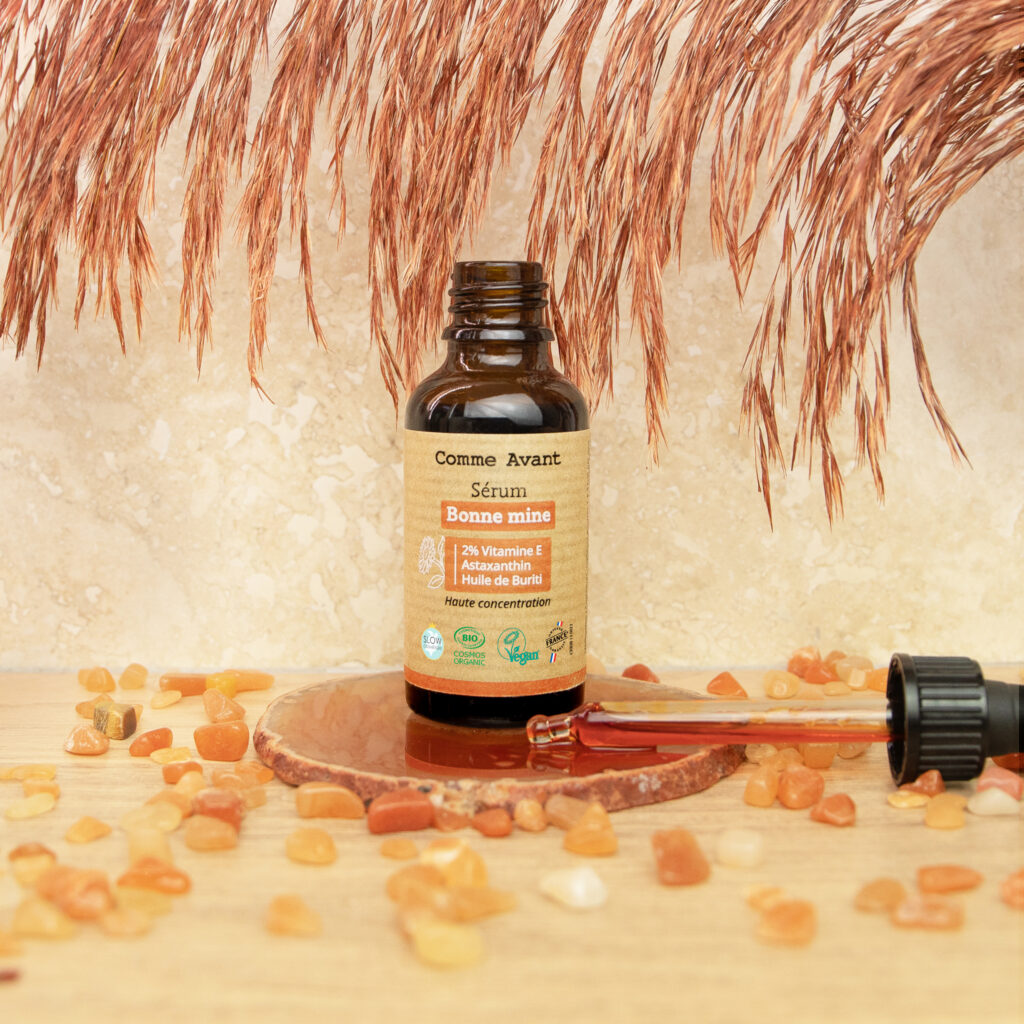 High concentration serum with glow effect