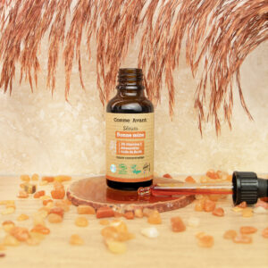 High concentration serum with glow effect