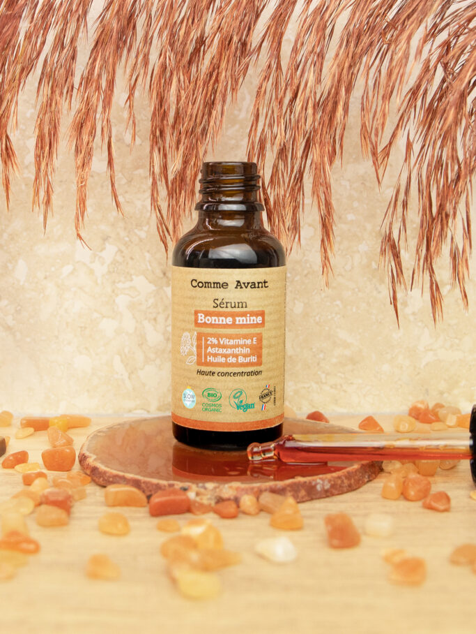 High concentration serum with glow effect