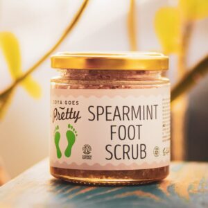 Spearmint foot scrub