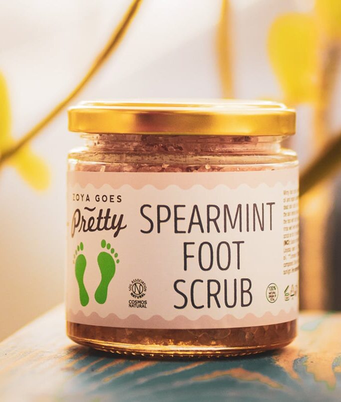 Spearmint foot scrub