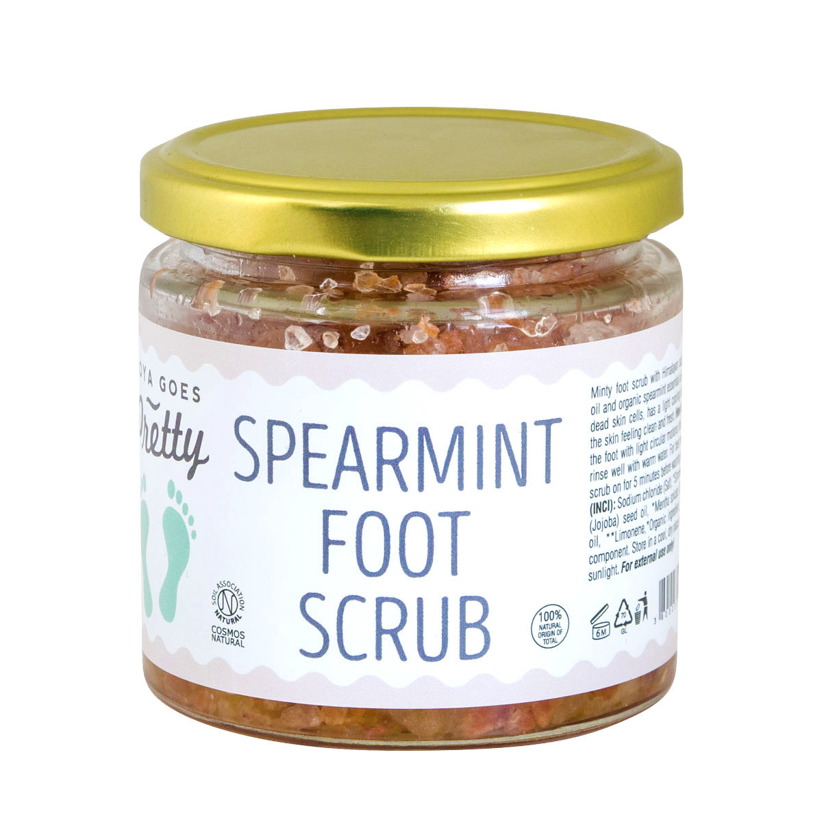 Spearmint foot scrub