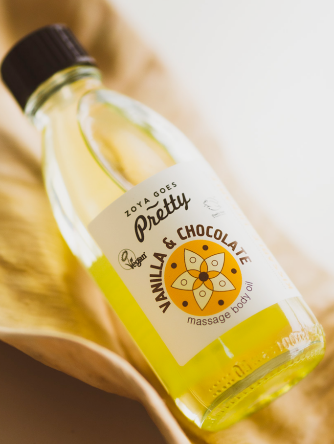 Vanilla & Chocolate massage body oil