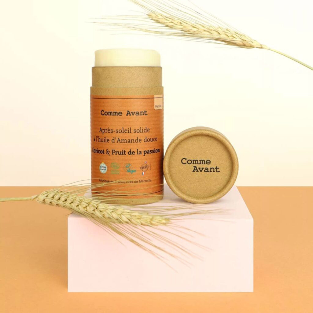 Après-soleil solide à l’huile d’Amande douce - Abricot &Fruit de la passion