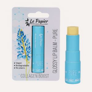 Glossy Lip Balm with Collagen pure