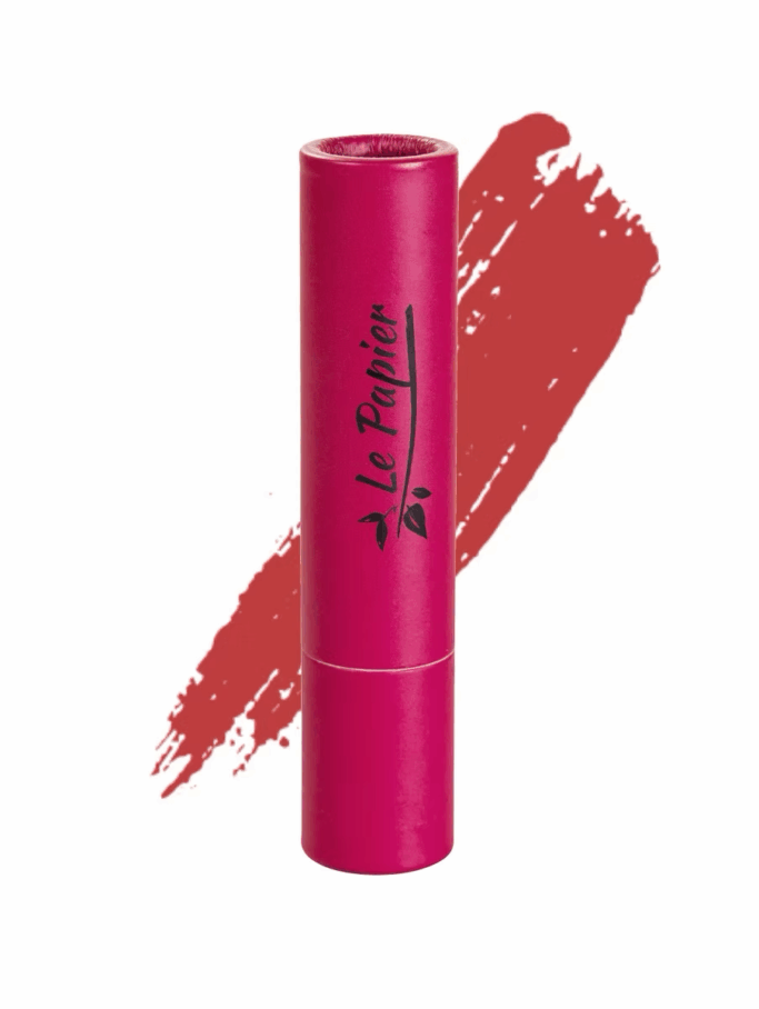 Le Papier Paper tube lipstick - 02 REDWOOD Matte