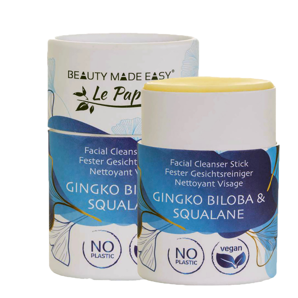 Facial Cleanser stick with Gingko Biloba &Squalane