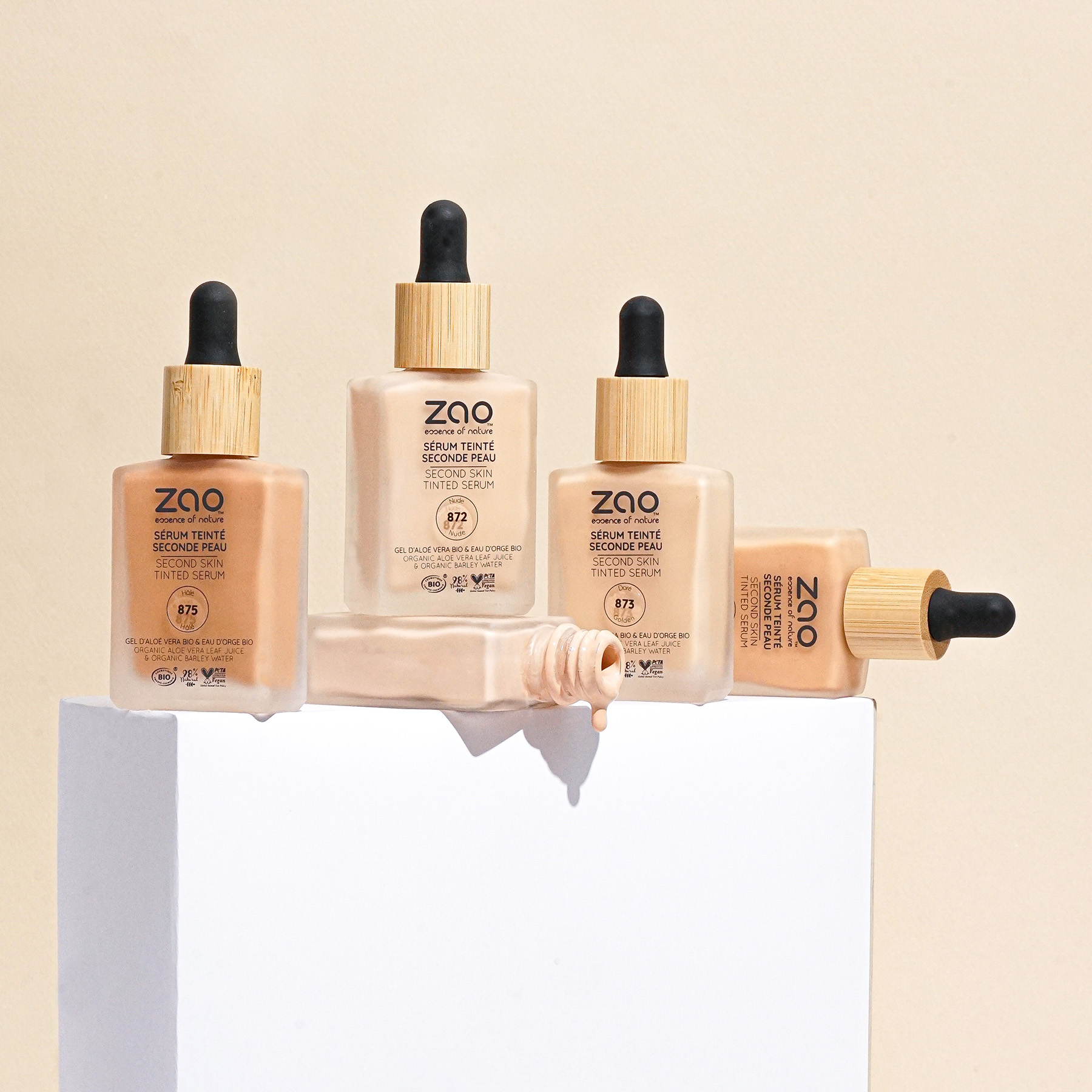 Second skin tinted serum-875 Tan